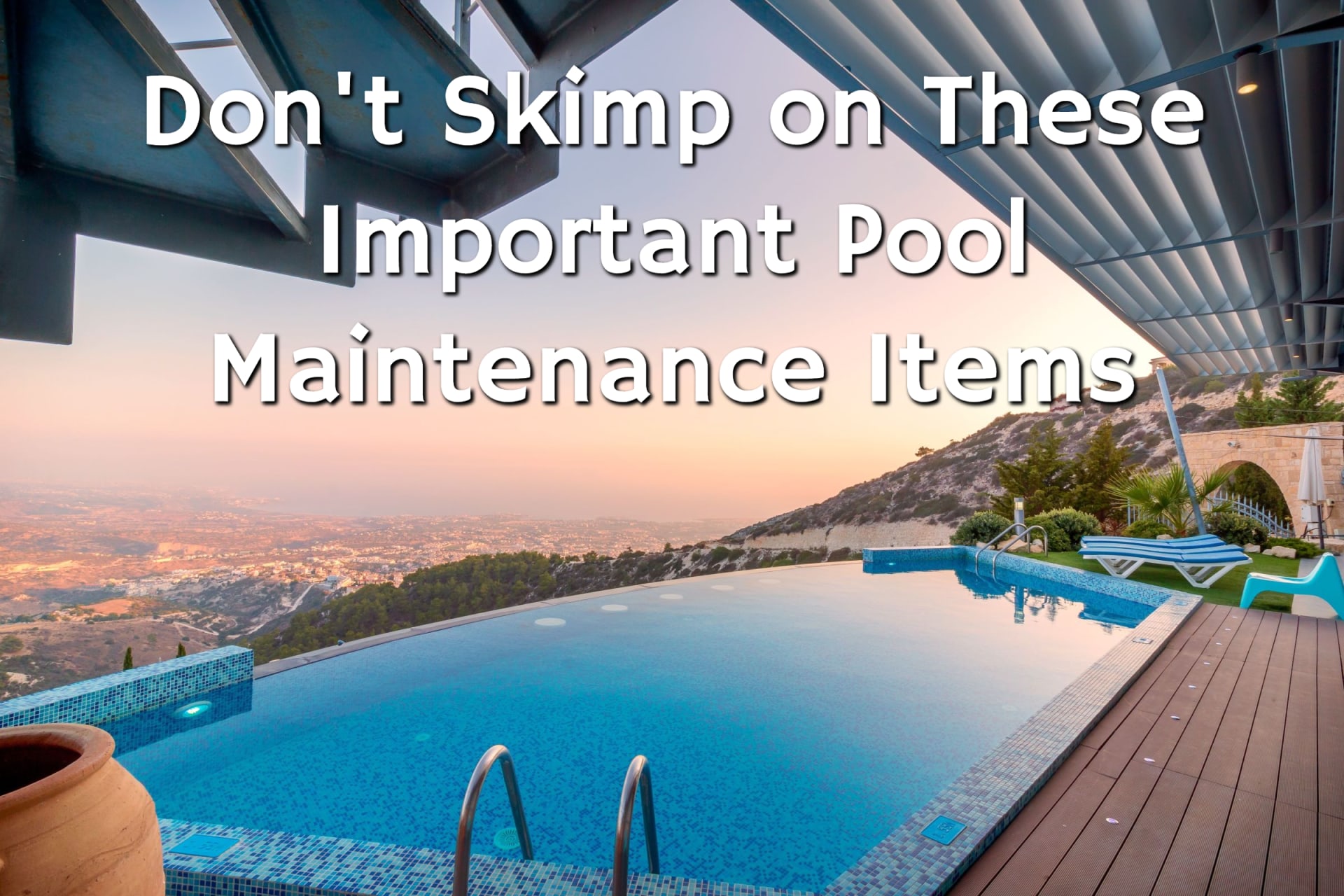A beautifully maintained swimming pool with proper pool maintenance