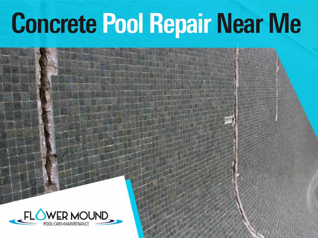 Cracks requiring concrete pool repair
