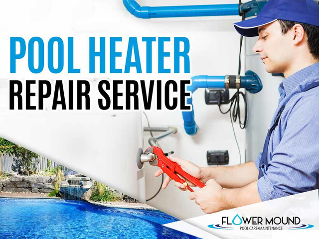 A pool heater repair service technician